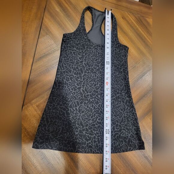 Lululemon Black and Grey Racerback Top - Picture 4 of 5